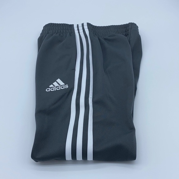 NWT ADIDAS 3 STRIPE TRAINING PANTS BOYS GREY SIZES SM - Picture 7 of 7
